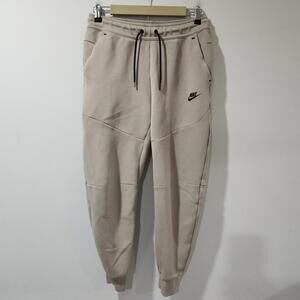 Nike Tech Fleece Khaki Beige Jogger Sweatpants CU4495-247 Mens Small Sport